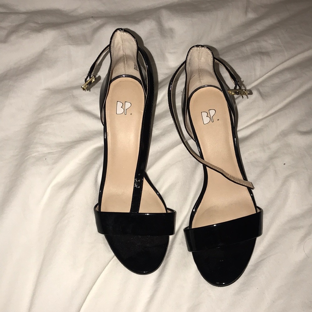 black heels